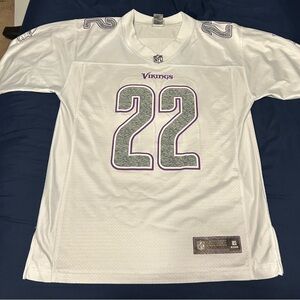 Harrison Smith #22 Vikings White Stitched Jersey - Size S